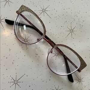 Sparkly Gold and Rose Gold Frames